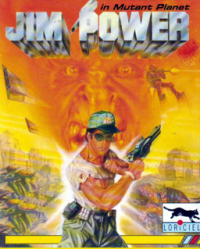 Jim Power In Mutant Planet Atari ST US box art
